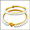 White pearl bangles- SJPBL01 - Click here to View more details about this Product